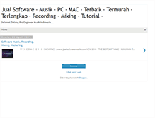 Tablet Screenshot of jualsoftwaremusik.com